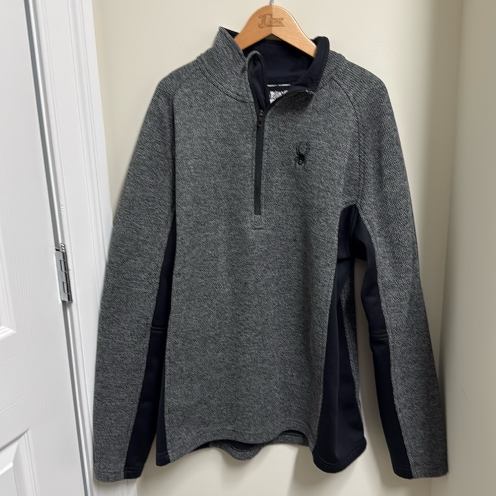Spyder half zip fleece size XL EEUC